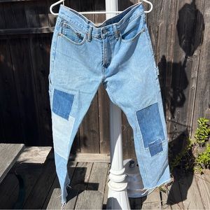 Levi’s Patchwork Jeans